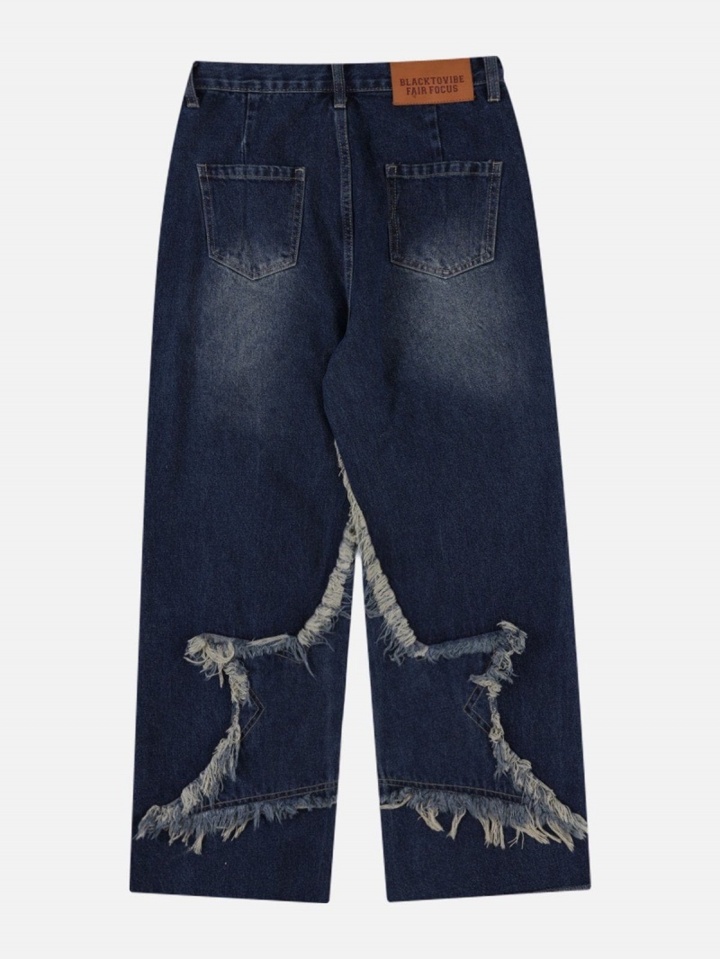 Bleu  Jean Aelfric Eden Fringe Star - JZQ-5757075